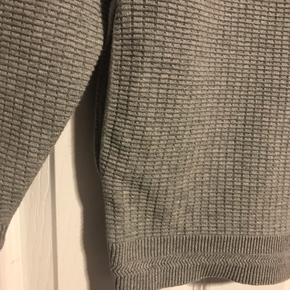 Zara Gray Zip front Cardigan Medium - Picture 3 of 8